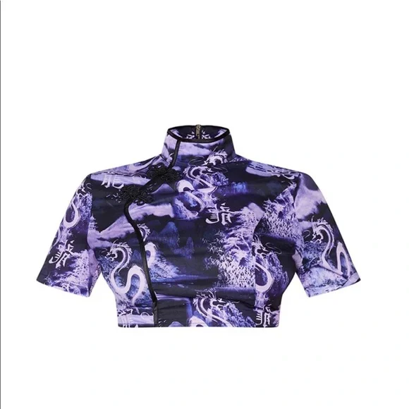 PrettyLittleThing Crop Top - Picture 1 of 7